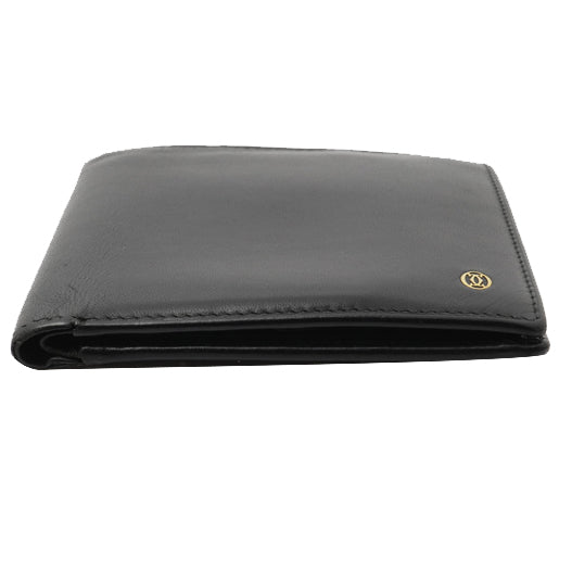 Black Borudaux Bi-Fold Wallet