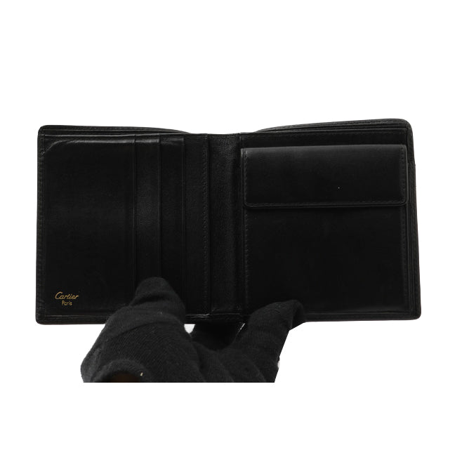 Black Borudaux Bi-Fold Wallet