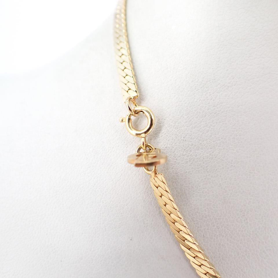 Gold Rhinestone Necklace