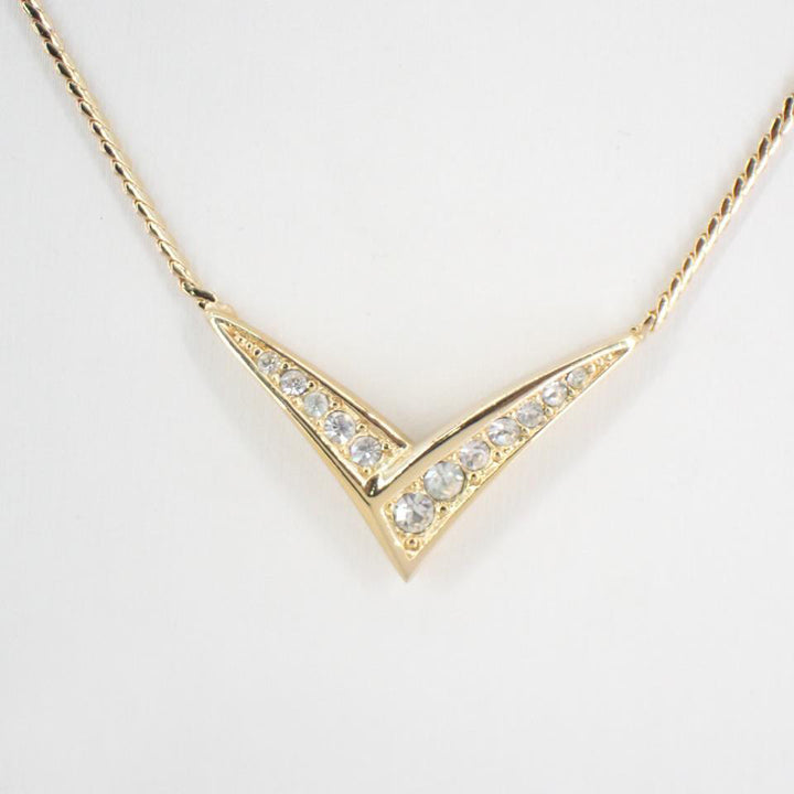 Gold Rhinestone Necklace