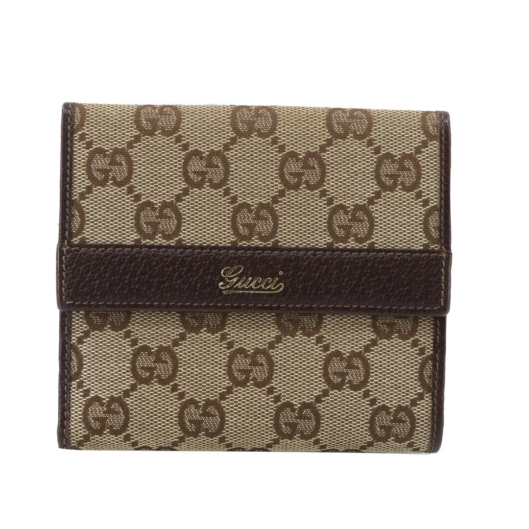 GG Canvas Compact Wallet