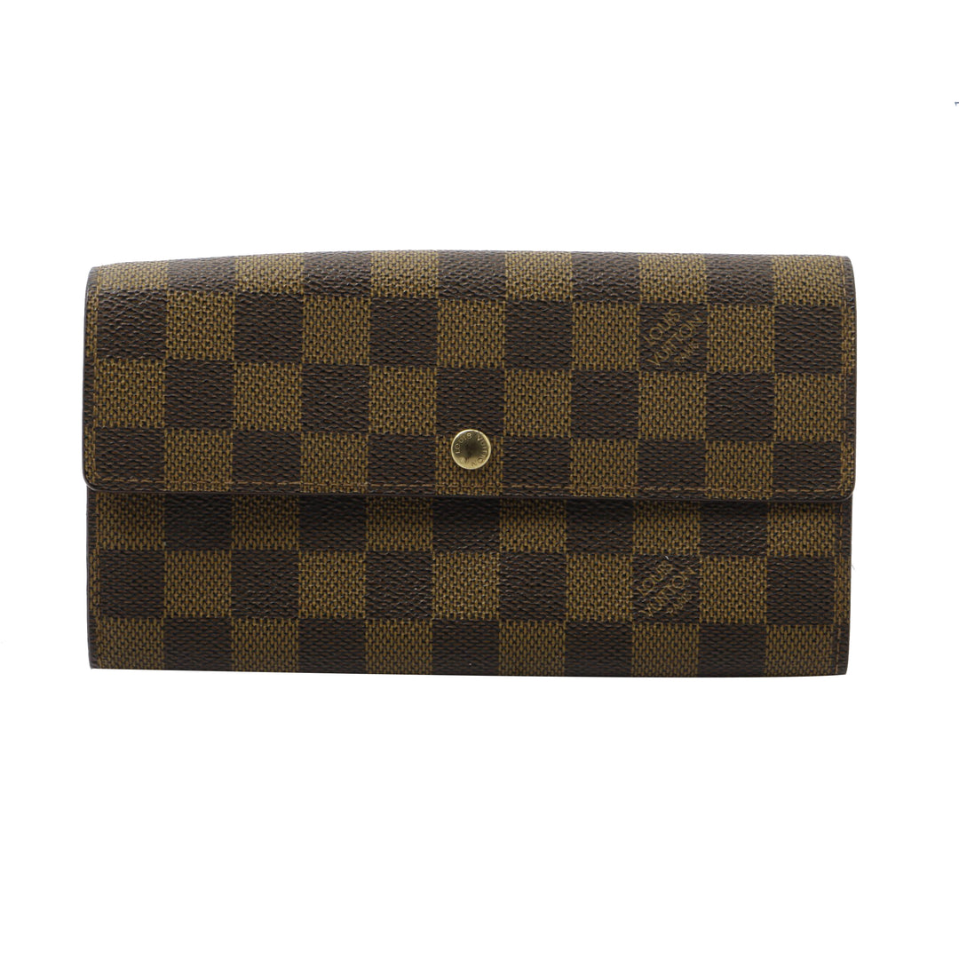 Damier Ebene Sarah Wallet