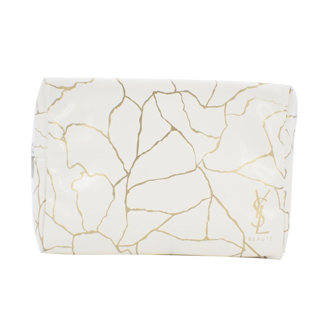 White Nylon Cosmetic Pouch